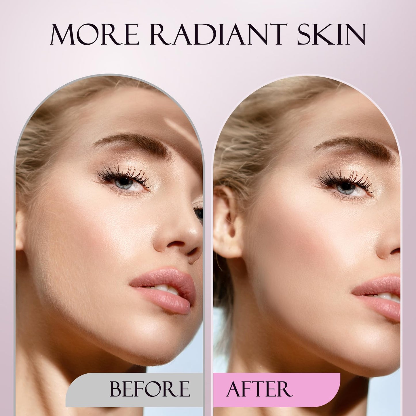 Dermaplane Razor for Women Face, Dermaplaning Tool for Exfoliating and Peach Fuzz, Facial Hair Removal with Sonic Edge Technology Beauty Tool with Wireless Charging & 16 Replaceable Blades(Pink)