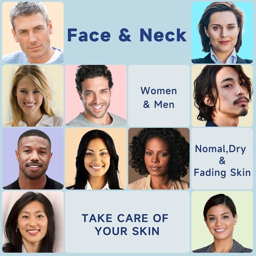 Ragkun Retinol Cream - Anti-Aging Facial Moisturizer for Women & Men | Collagen Neck Cream 1.7 fl. oz.