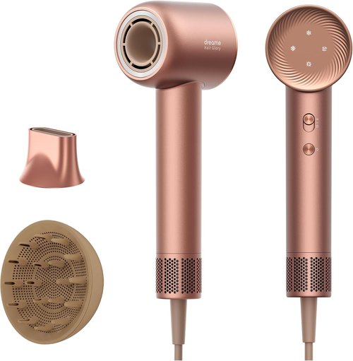 DREAME Hair Glory Combo - High-Speed Hair Dryer with 110,000 RPM Motor & Smart Temp Control | Fast-Dry in 2 Minutes
