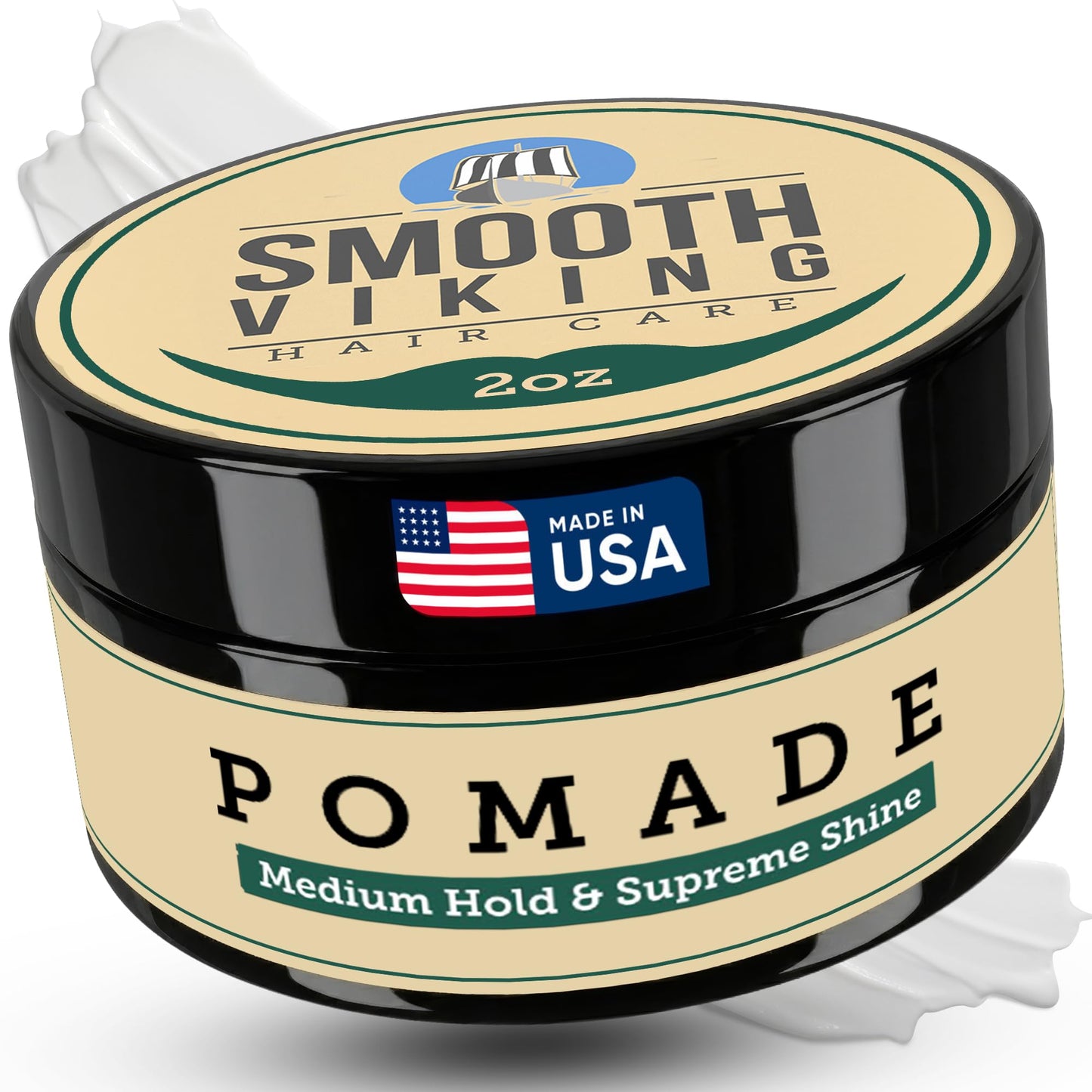 Smooth Viking Hair Styling Products for Men