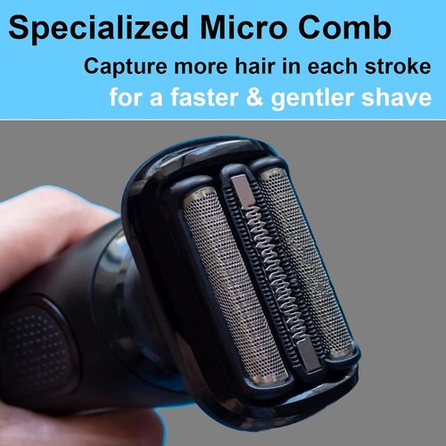 Braun Series 5/6 53B Replacement Foil Shaver Head - Compatible with New Braun Razors | 1 Count