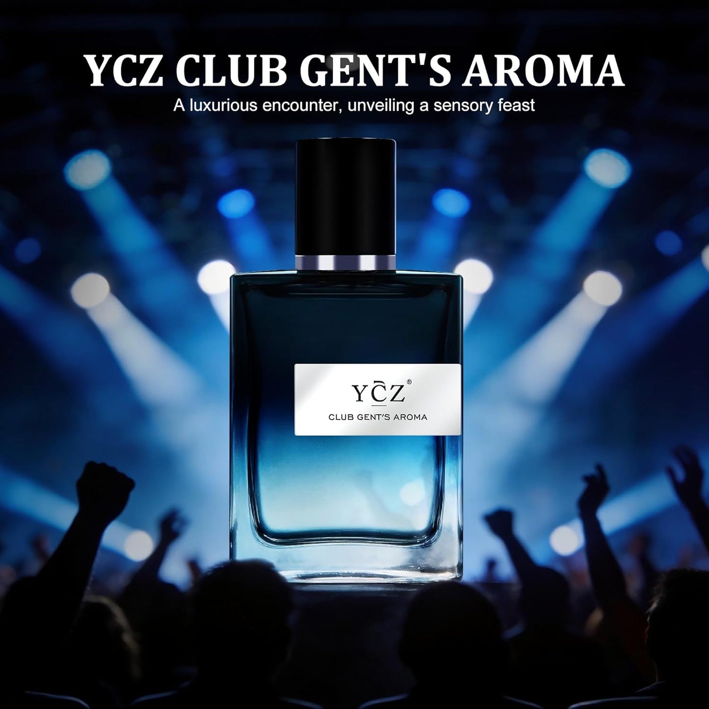 Ycz Club Cologne for Men - Long Lasting Nightclub Essential Fragrance | 1.7oz Aromatic Woody Notes