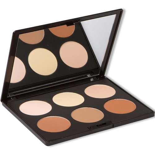 Elizabeth Mott Bronzer Contour Palette - 6 Blendable Shades for a Natural Glow | Long-Lasting, Lightweight Makeup for All Skin Tones