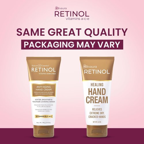 LIVAURA Hand Cream - Intensive Moisturizing Lotion for Dry, Cracked Hands | Fast Absorbing & Non-Greasy