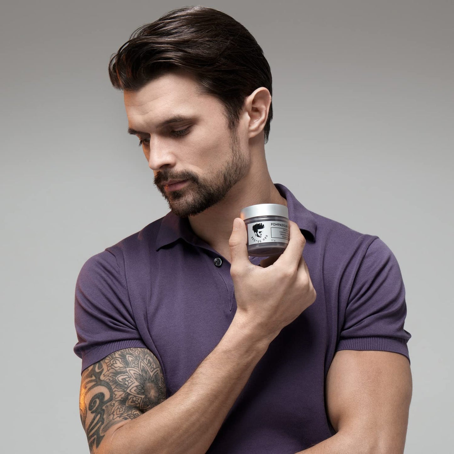 Avenue Man Clay Pomade for Men - High-Hold Hair Paste with Herbal Extracts - Travel Size 2 fl Oz
