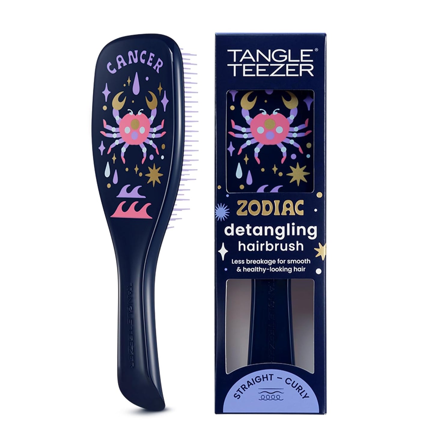 Tangle Teezer Zodiac Ultimate Detangler Hairbrush - Eliminates Knots & Reduces Breakage for All Hair Types