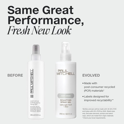 Paul Mitchell Soft Sculpting Spray Gel - Natural Hold & Soft Finish for All Hair Types