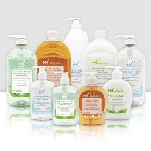 Highmark® Liquid Hand Soap, Clean Scent, 50 Oz Refill Bottle, Orange