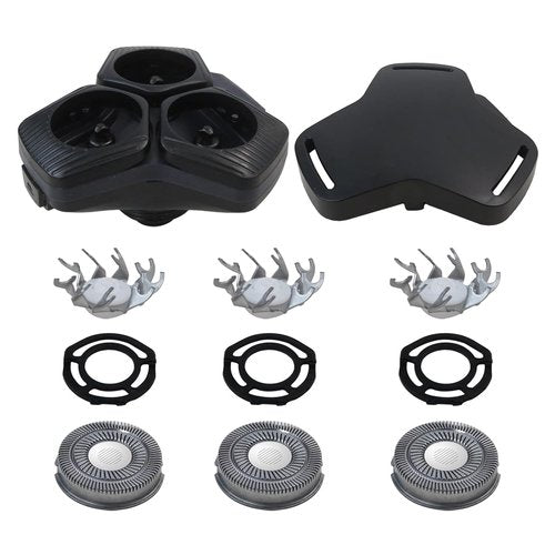 Philips Norelco Shaver Head Replacement - Complete Black Head for Series 5000 Models S5531-S5799
