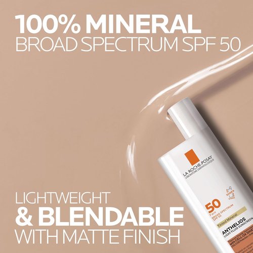 La Roche-Posay Anthelios Sunscreen SPF 40 - Ultra-Light Fluid, Fast-Absorbing, Oil-Free, Matte Finish