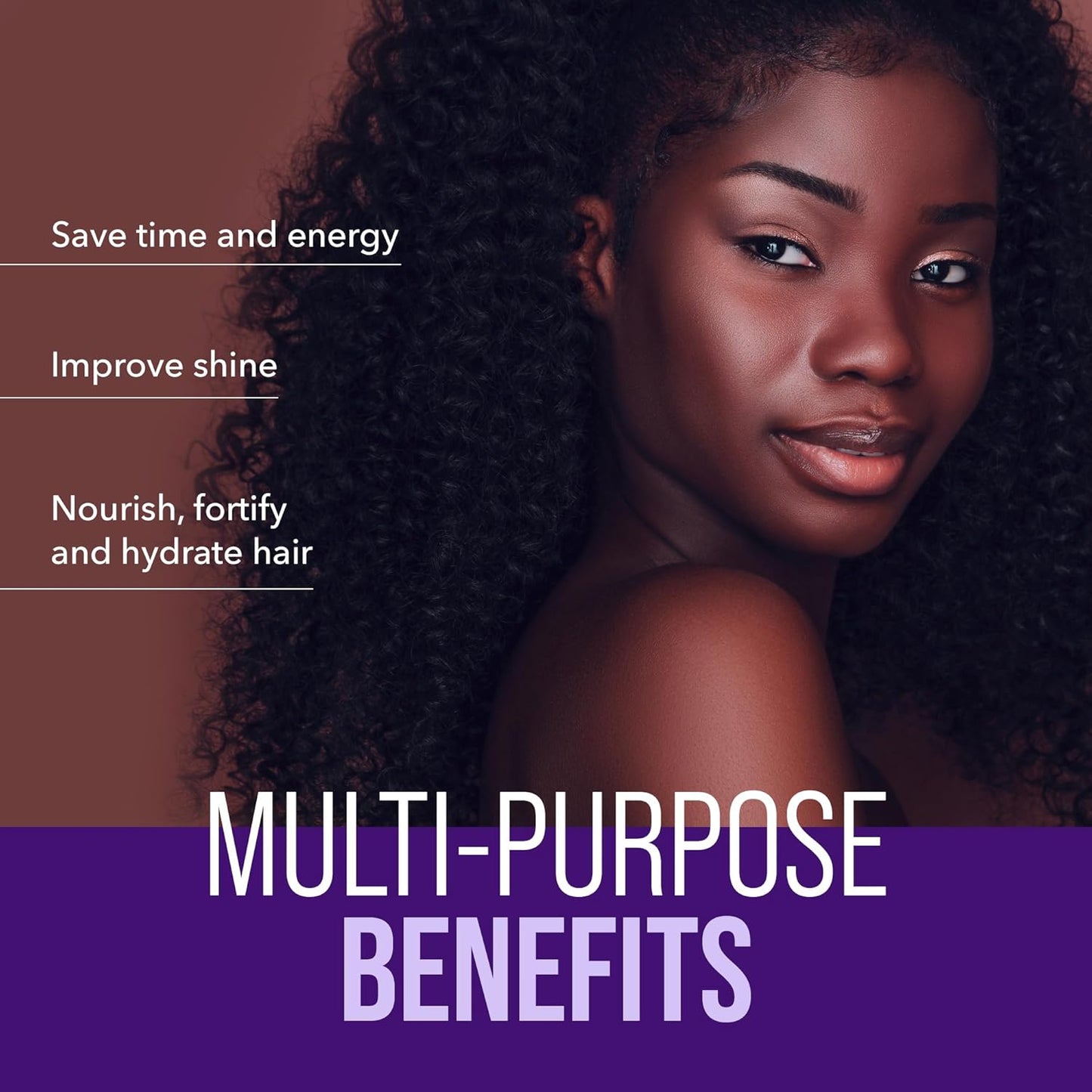 The Mane Choice 3-in-1 Conditioner - Co-Wash, Leave-In & Detangler for Curly Hair | 8 Oz