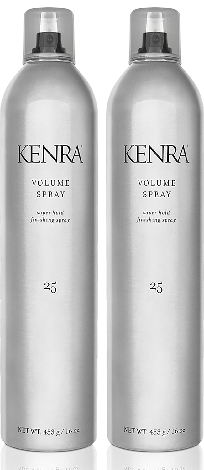 Volume Spray 25 - Super Hold Hairspray for All Hair Types | Flake-Free & Fast-Drying Formula