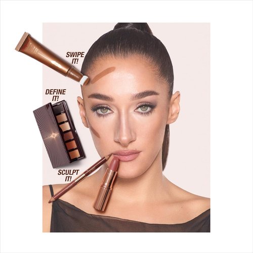Charlotte Tilbury Super Nudes Easy Eye Eyeshadow Palette | 6 Nude Matte Shades for Effortless Smokey Eyes