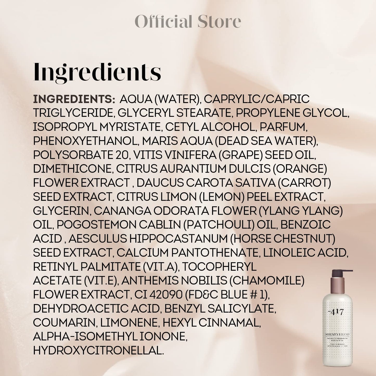 -417 Dead Sea Cosmetics Aromatic Refreshing Body Lotion - Nourishing Daily Moisturizer for Dry Skin | 11.83 oz