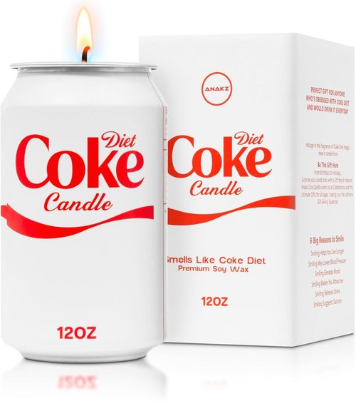 Diet Candle - Real Soda Scented - Unique Gift Idea for Any Occasion - Aesthetic Room Decor