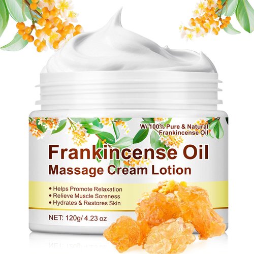 Frankincense Balm for Foot/Muscle/Joint Support, Body Massage, Anti-oxidant, Anti-Aging, Deep Hydration & Moisturization|4.23 Oz/120 G