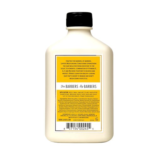 Layrite Moisturizing Conditioner - Nourishing Formula for Soft, Manageable Hair | 10 Fl Oz