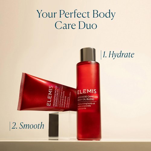 ELEMIS Japanese Camellia Body Oil Blend - Luxurious Lightweight Nourishing Oil for Stretch Marks | 100 mL
