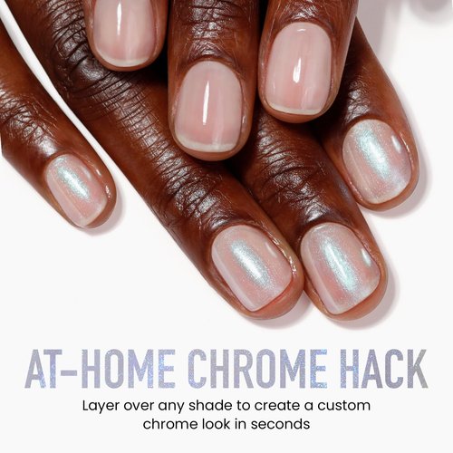 LONDONTOWN Chrome Glaze Nail Polish - Long-Lasting Color & Shine - 0.4 oz Top Coat