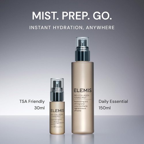 ELEMIS Pro-Collagen Toning Mist - Hydrating PHA Facial Mist for Refined Pores & Smooth Skin