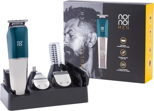 no!no! Men's Multi Groomer - All-in-One Electric Hair Trimmer & Shaver for Face and Body | Rechargeable