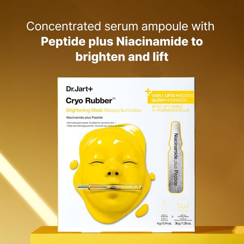 Dr.Jart+ Cryo Rubber Face Mask - Cooling Serum Ampoule for Radiant Skin | Travel Size