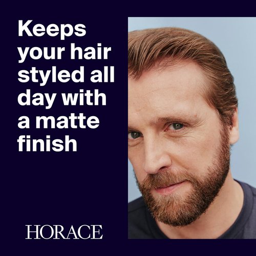 Horace Hair Wax Pomade for Men - Strong Hold & Matte Finish - Refillable 50ml - Woody Scent