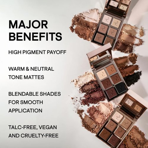 Patrick Ta Eyeshadow Palette - Major Dimension Essential Artistry Edit | Deep Shades for Stunning Looks