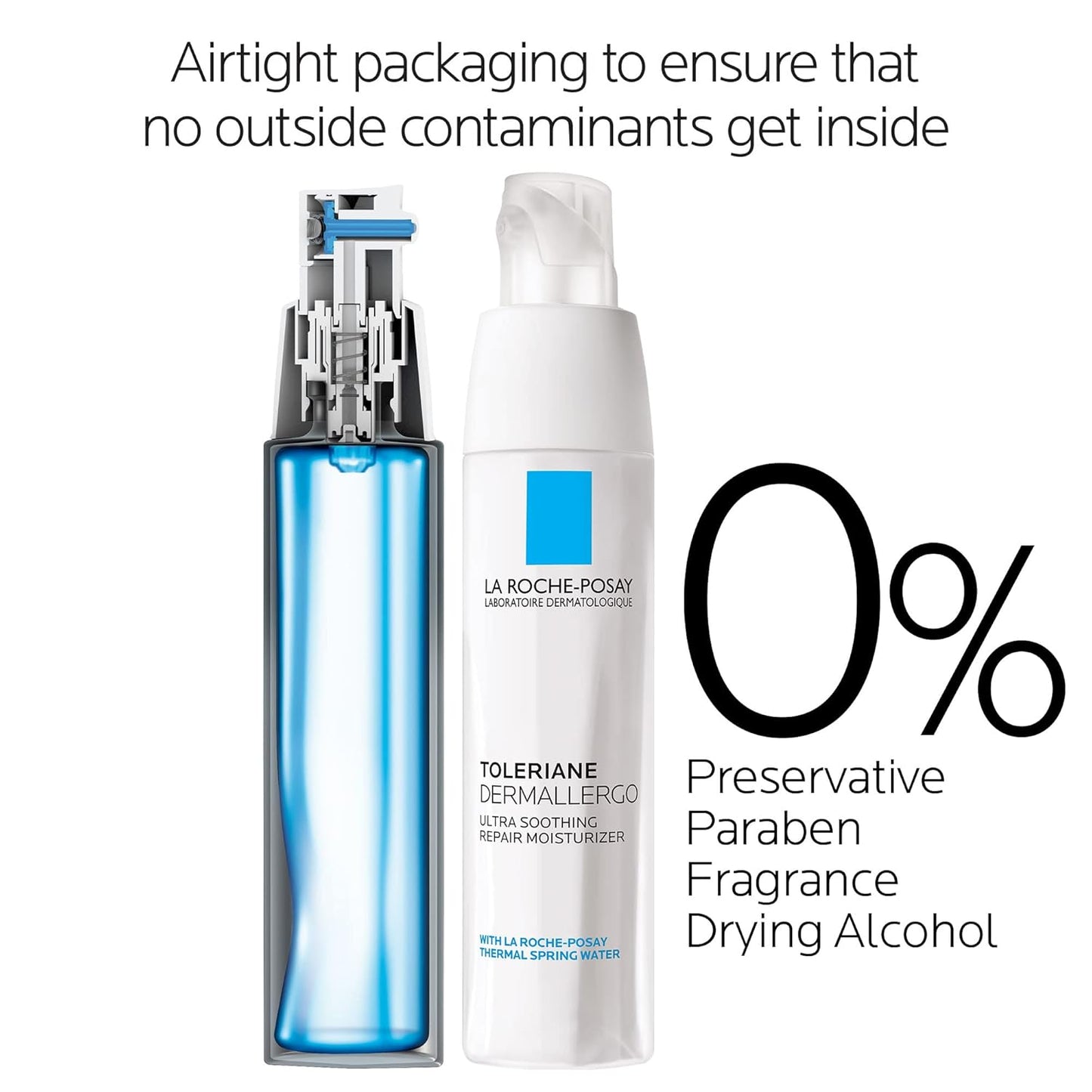 La Roche-Posay Toleriane Dermallergo Ultra Face Moisturizer - Soothing Repair for Sensitive Skin | 1.35 oz