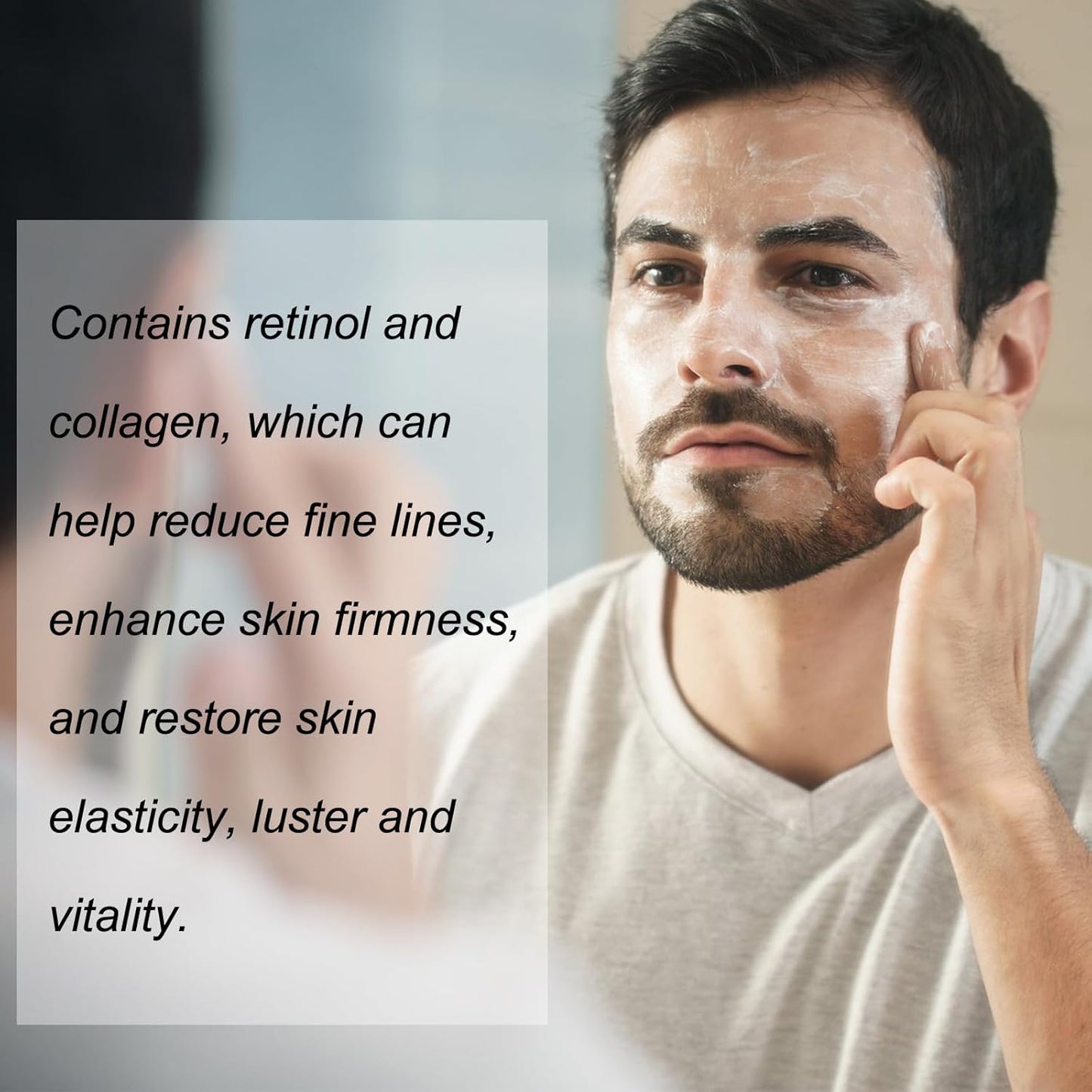 Skiennix 6-in-1 Face Cream for Men - Anti-Aging Moisturizer with Collagen & Hyaluronic Acid | 1.76 fl oz