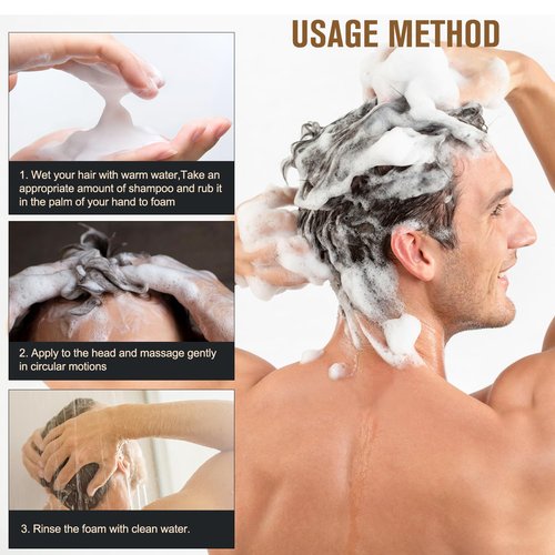 2 PCS Root Activator Shampoo, Hair Growth Root Activator Shampoo, Natural Formula for Men and Women, For Anti-Hair Loss