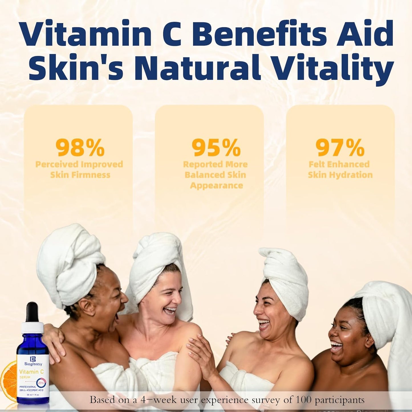 Skiennix Vitamin C Serum 20% - Professional Anti-Aging Face Serum for Radiant Skin & Reduced Fine Lines