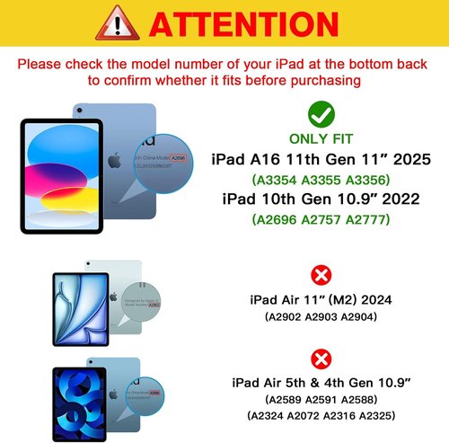 ProCase Tempered Glass Screen Protector for iPad A16 2025 & 10th Gen 11" | 10.9" Clear Film Guard