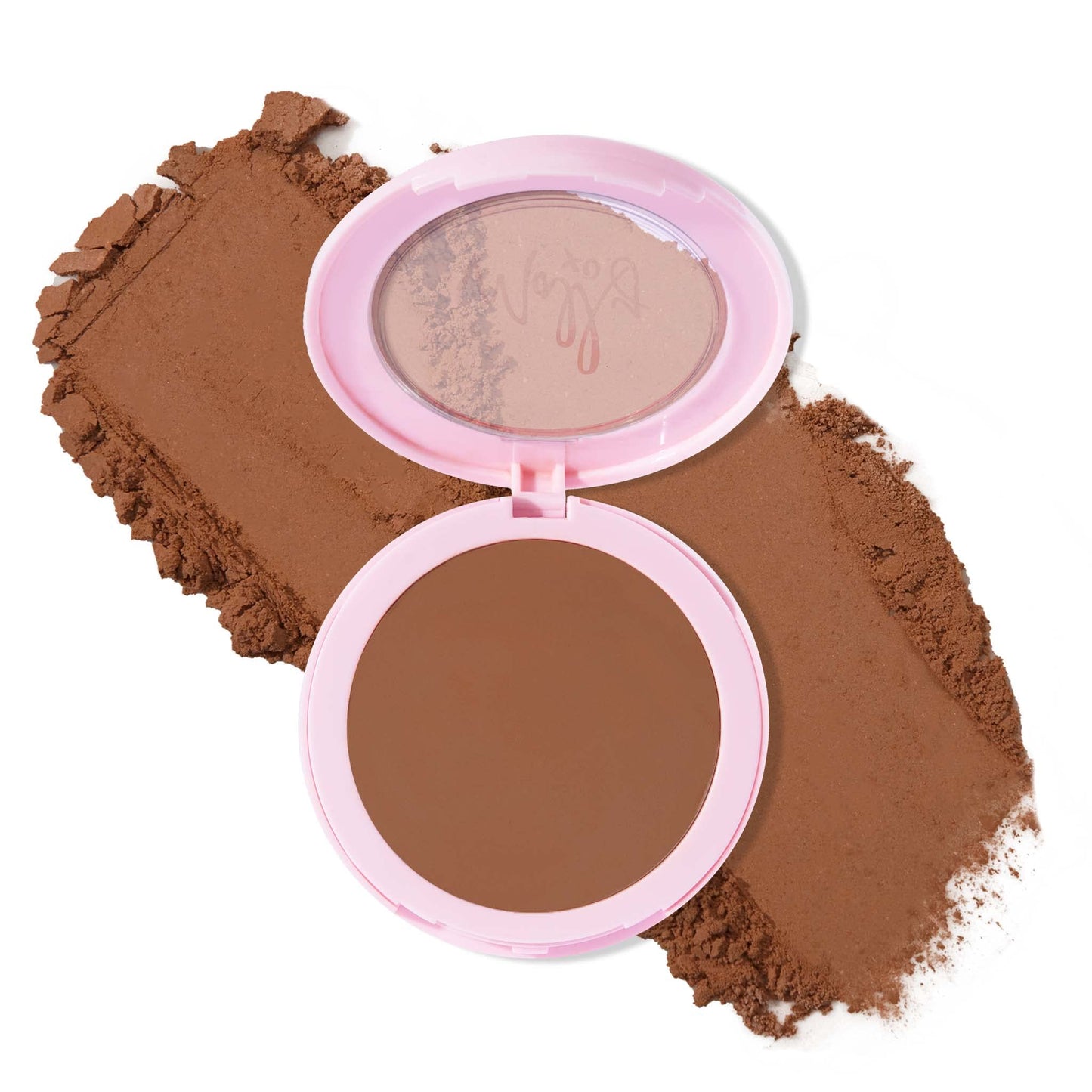 Mally Beauty Soft as Silk Powder Foundation - Deep - Buildable Light to Medium Coverage - Lightweight Matte Finish