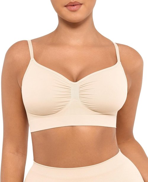 FeelinGirl Bralettes for Women - Comfortable Seamless Bras with Support | No Underwire Design