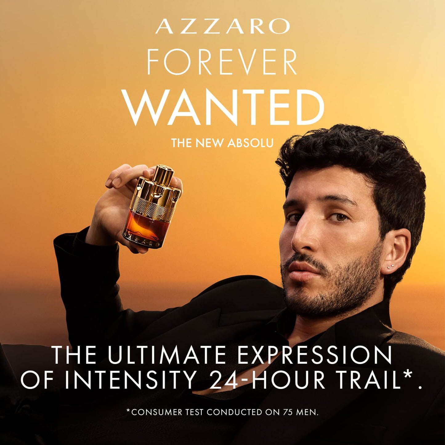 Azzaro Forever Wanted Absolu - Men's Cologne with Incense, Whisky & Vanilla - Long-Lasting Luxury Fragrance