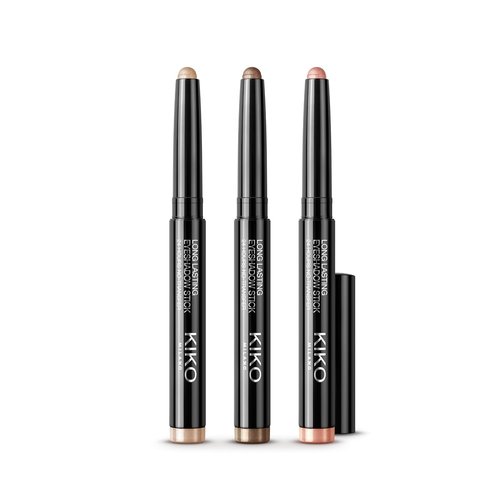 KIKO Milano Eyeshadow Set 01 - Long Lasting 24-Hour Hold | 3 Vibrant Eyeshadow Sticks