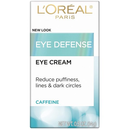 L'Oreal Paris Dermo-Expertise Eye Defense Cream - Caffeine & Hyaluronic Acid, 0.5 oz