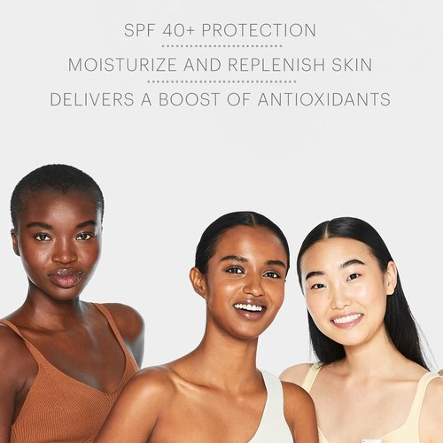 Glo Skin Beauty Mineral Sunscreen SPF 40 - Oil-Free Hydrating Face Moisturizer with Zinc Oxide & Hyaluronic Acid | 1.7 Fl Oz