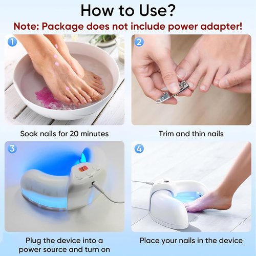 Regine Switzerland Toenail Repair Treatment - Effective Solution for Multiple Nails | Three Modes