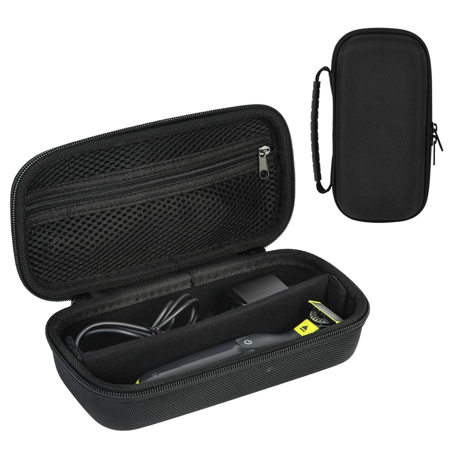 SLODE Hard Travel Case for Philips Norelco OneBlade | Durable Carrying Bag with Handle - Black