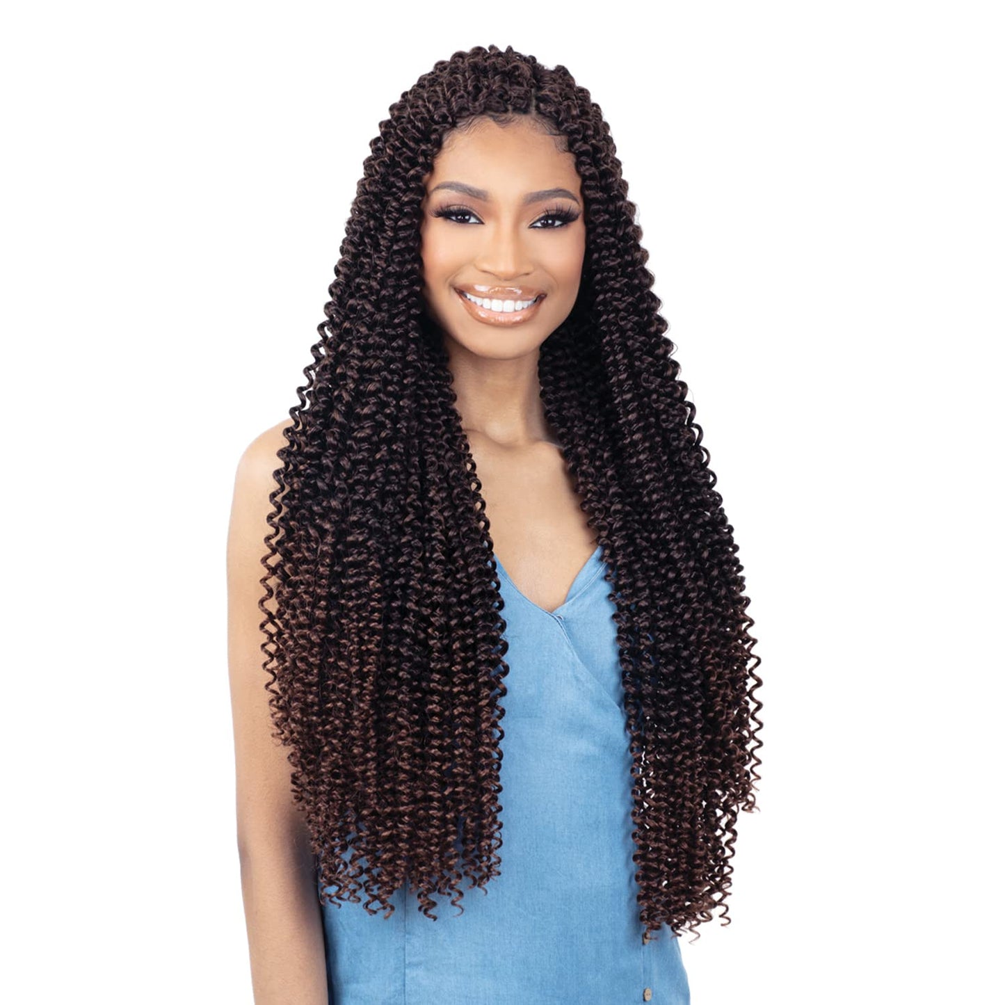 Freetress Synthetic Braid - 3X TAHITI WATER CURL EXTRA LONG (Color:27)