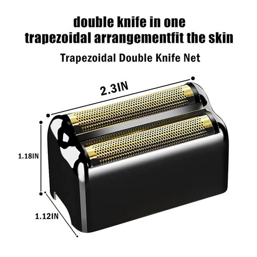 BaBylissPRO Replacement Foil & Cutter Head - Compatible with FXFS2 Electric Razors | Black
