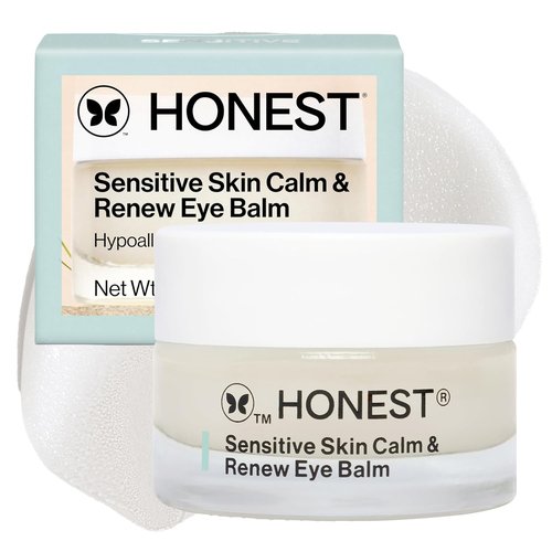 Honest Beauty Eye Balm - Moisturizing & Firming for Sensitive Skin | Hypoallergenic, Fragrance-Free, 0.5 oz