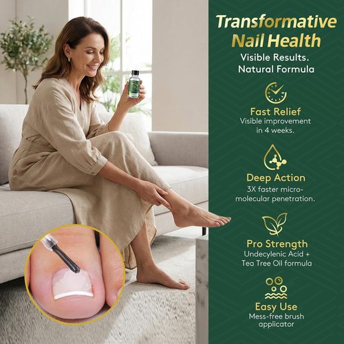 Regine Switzerland Toenail Fungus Treatment - Extra Strength with Undecylenic Acid & Tea Tree Oil | 30ml Antifungal Repair for Damaged Nails