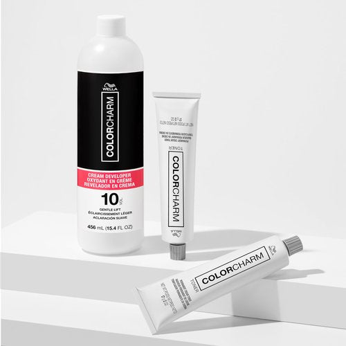 COLORCHARM Cream Hair Color Developer | 10 Volume | For Optimal Gray Blending and Rich Multi-Dimensional End Results | 15.4 oz