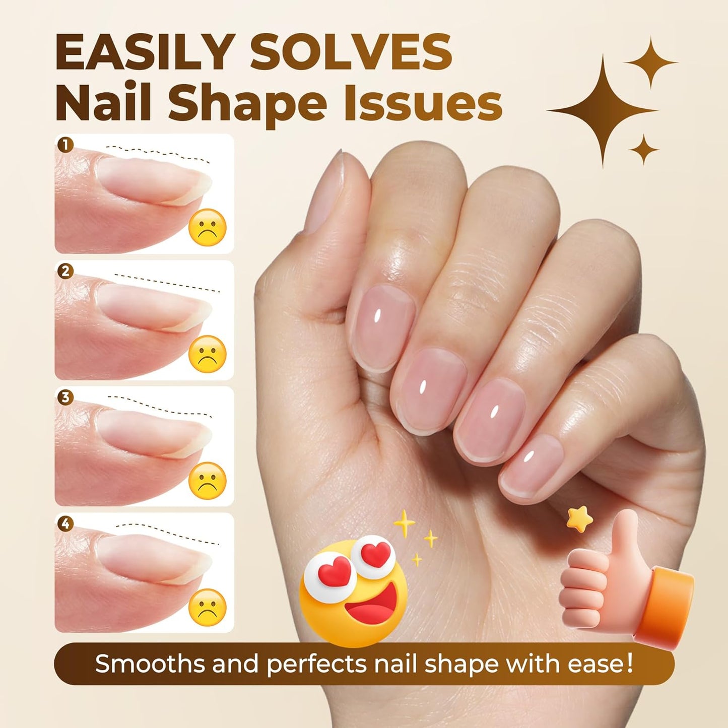 UNA GELLA Gel Nail Glue, Solid Nails Gl ue Gel 40g Lamp Curing Needed Soak Off G LUE Strong Nail G LUE G el for Acrylic Fake Nails Tips Extension Press On Nails for Gelly Tips