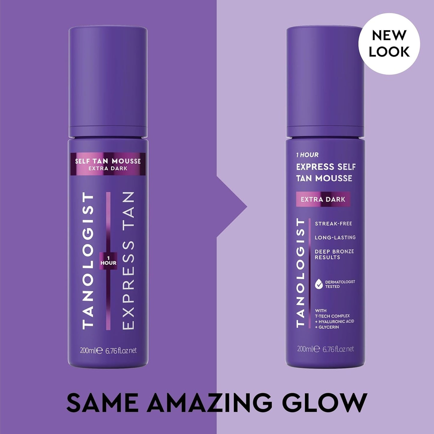 Tanologist Extra Dark Self Tan Mousse - Streak-Free, Natural Glow, Long Lasting | 6.76 fl. oz/200 ml