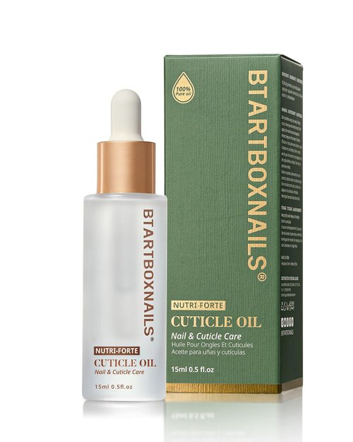 BTARTBOXNAILS Nutri-Forte Cuticle Oil - Deep Repairing Formula with Olive Oil & Vitamin E, 15ml