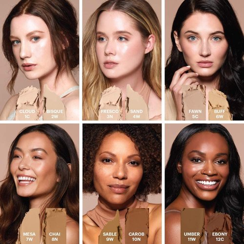 Glo Skin Beauty HD Mineral Foundation Stick - Buildable Concealer with Hyaluronic Acid | Contour & Highlight